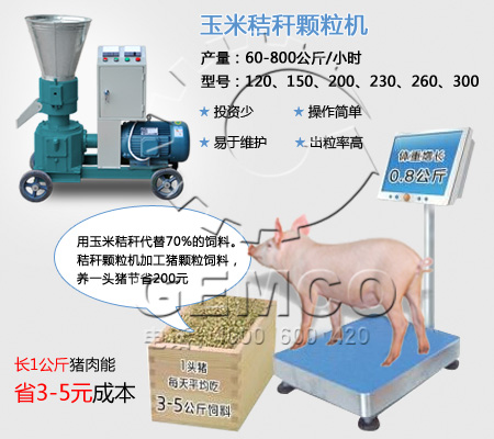 吉姆克专业生产猪饲料颗粒机质量过硬 性价比高 售后服务完善 创业致富选择